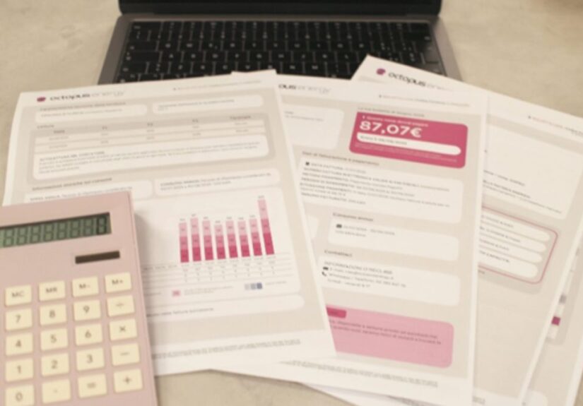 “Smart money financial planning with calculator, bills, and budget documents on a desk.”